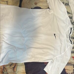 Nike White Athletic Shirt